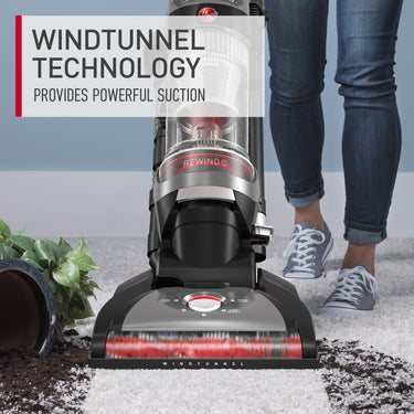 Hoover WindTunnel Cord Rewind Pro Bagless Vacuum Cleaner - Refurbished