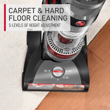 Hoover WindTunnel Cord Rewind Pro Bagless Vacuum Cleaner - Refurbished