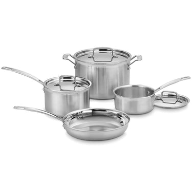 Cuisinart MCP-7NP1 Multiclad Pro Triple Ply 7-Piece Cookware Set Skillet
