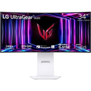 LG 34'' UltraGear OLED Curved Gaming Monitor WQHD w/ 240Hz Refresh Rate Open Box
