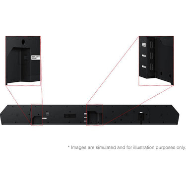 Samsung Q Series Soundbar HW-Q990F 11.1.4 ch Subwoofer + Rear Speaker (2025) - Open Box
