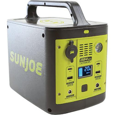 Sun Joe 384Wh 6-Amp Portable Power Generator with Outlets and USB Ports Open Box