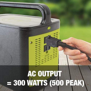 Sun Joe 384Wh 6-Amp Portable Power Generator with Outlets and USB Ports Open Box