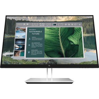 Hewlett Packard E24u G4 24" Full HD 16:9 5ms IPS LCD Monitor, Black and Silver - Open Box