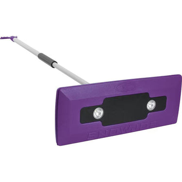 Snow Joe Compact 4-in-1 Telescoping Snow Broom with Ice Scraper & Light Open Box