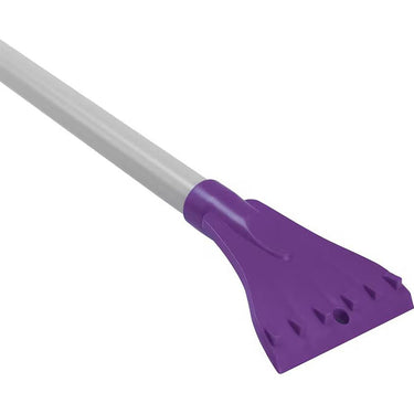 Snow Joe Compact 4-in-1 Telescoping Snow Broom with Ice Scraper & Light Open Box