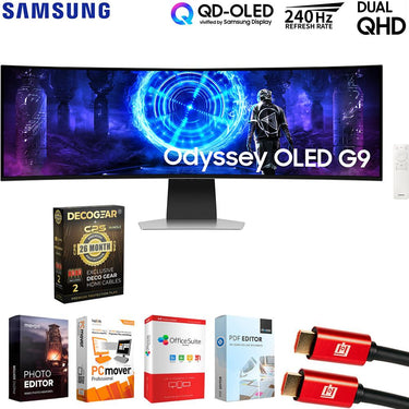 Samsung 49" Odyssey OLED Curved Gaming Monitor with 26 Months Protection Bundle