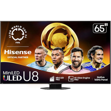 Hisense 65" Class U8 Series Mini-LED ULED 65U8QG, QLED, Full Array Google Smart TV