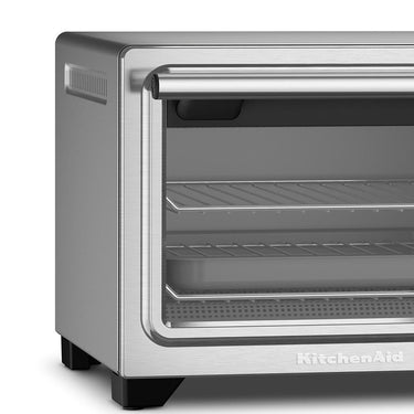 KitchenAid 12" Compact Convection Countertop Oven, Contour Silver - KCO253CU