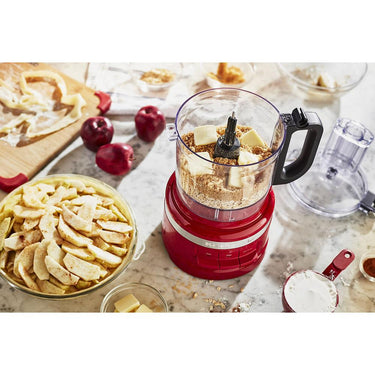 KitchenAid 7-Cup Food Processor Chop, Puree, Shred and Slice - Empire Red KFP0719ER