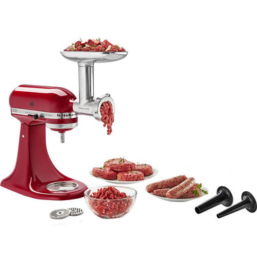 KitchenAid Metal Food Grinder Attachment Silver - KSMMGA