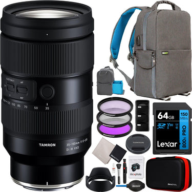 Tamron 35-150mm F/2-2.8 Di III VXD Lens A058 for Nikon Z-Mount Full Frame Bundle