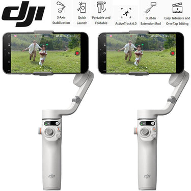 DJI Osmo Mobile 6 Smartphone Gimbal 3-Axis Stabilizer Platinum Gray 2 Pack