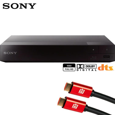 Sony BDP-S1700U Blu-ray DVD Player, Dolby Digital, DVD Upscaling w/ HDMI Cable Bundle