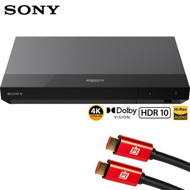 Sony UBP-X700U 4K Ultra HD Home Theater Blu-ray DVD Player w/ HDMI Cable Bundle