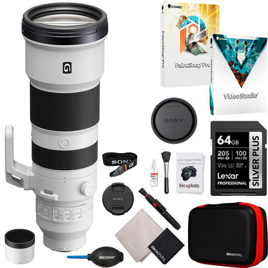 Sony FE 400-800mm f/6.3-8 G OSS Lens (Sony E) w/ Accessory + Software Bundle