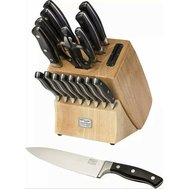 Chicago Cutlery Insignia2 18-Piece Knife Block Set w/ Knife Sharpener