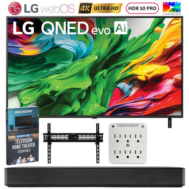 LG 55" QNED85A Mini LED QNED AI 4K Smart TV (2025) w/ SKM1 Soundbar Bundle
