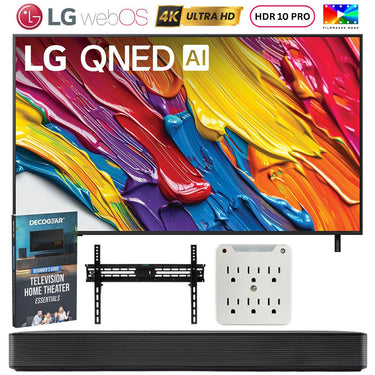 LG 65" QNED82A QNED AI 4K Smart TV (2025) w/ SKM1 Soundbar Bundle