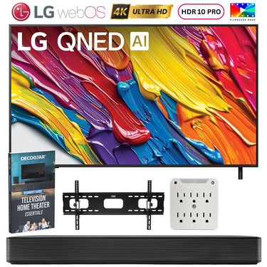 LG 55" QNED82A QNED AI 4K Smart TV (2025) w/ SKM1 Soundbar Bundle