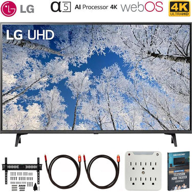 LG 43 Inch Class ZUD series LED 4K UHD Smart webOS 22 TV with Accessories Bundle