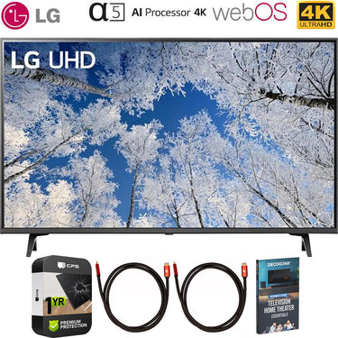 LG 43 Inch Class ZUD series LED 4K Smart webOS 22 TV with 1 Year Warranty Bundle