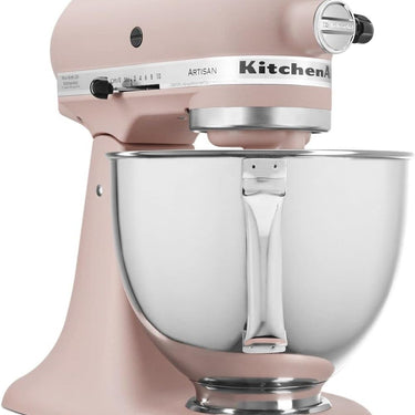KitchenAid Artisan Series 5-Quart Tilt-Head Stand Mixer in Feather Pink - KSM150PSFT