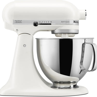 KitchenAid Artisan Series 5-Quart Tilt-Head Stand Mixer in Porcelain White - KSM150PSPL