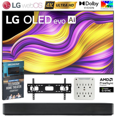 LG 97" G5 OLED evo 4K UHD Smart TV w/ One Wall Design (2025) + SKM1 Soundbar Bundle