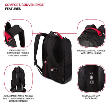 Swiss Gear Cecil 5505 Laptop Backpack, Camo Noir, 18-Inch