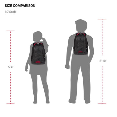 Swiss Gear Cecil 5505 Laptop Backpack, Camo Noir, 18-Inch
