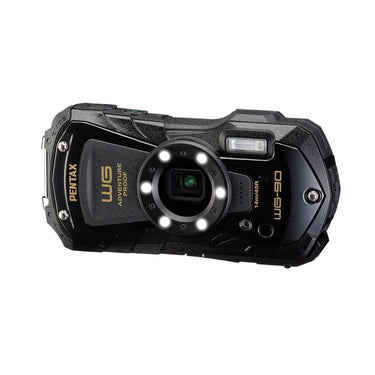 Pentax WG-90 Waterproof Digital Camera, Shockproof, Dustproof, Freezeproof - Black