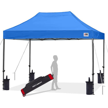 ABCCANOPY Patio Pop Up Canopy Tent 8x12 ft Commercial-Series, Blue