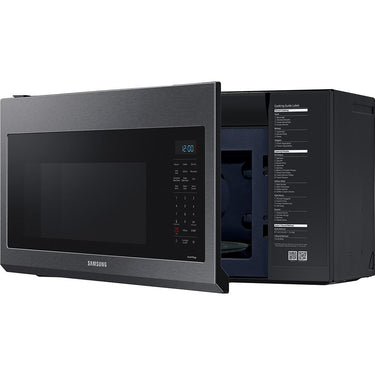 Samsung 1.7 cu ft Smart Over-the-Range Slim Fry Convection Microwave, Black