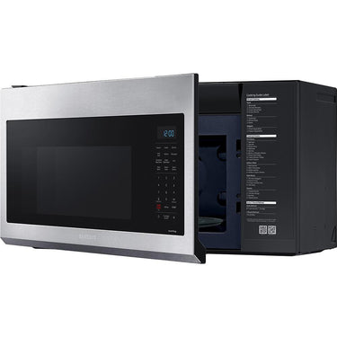 Samsung 1.7 cu ft Smart Over-the-Range Slim Fry Convection Microwave, Steel