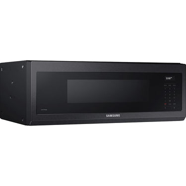 Samsung 1.1 Cu Ft Smart SLIM Over-the-Range Microwave, Black Stainless Steel