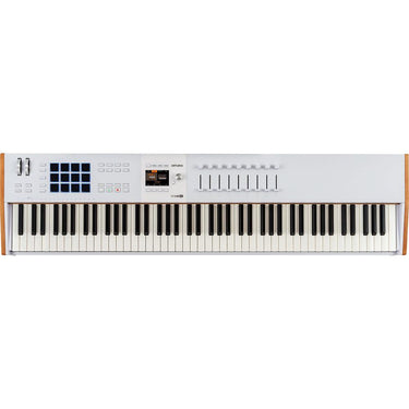 Arturia KeyLab 88 mk3 88-Key Weighted Hammer MIDI Controller Keyboard, White