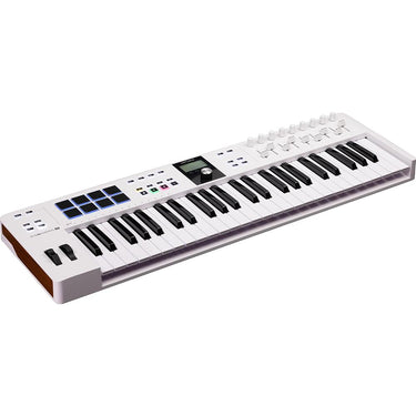 Arturia KeyLab Essential 49 mk3 49-Key USB MIDI Controller Keyboard, White