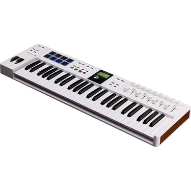 Arturia KeyLab Essential 49 mk3 49-Key USB MIDI Controller Keyboard, White