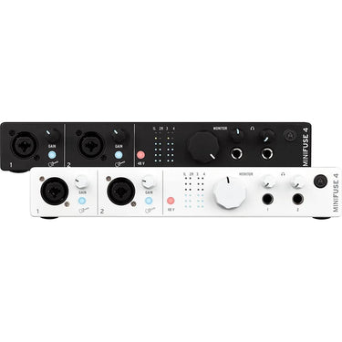 Arturia MiniFuse 4 Portable 4x Input USB-C MIDI Audio Interface, White