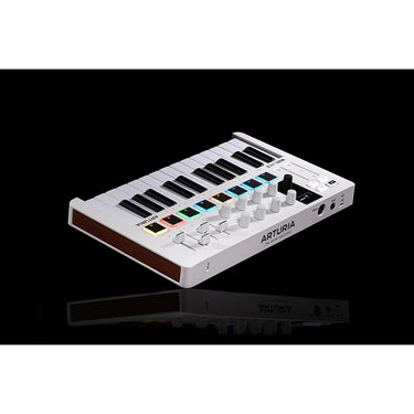 Arturia MiniLab 3 25-Key MIDI Controller Keyboard, White