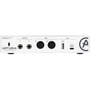 Arturia MiniFuse 2 Portable 2x Input USB-C MIDI Audio Interface, White