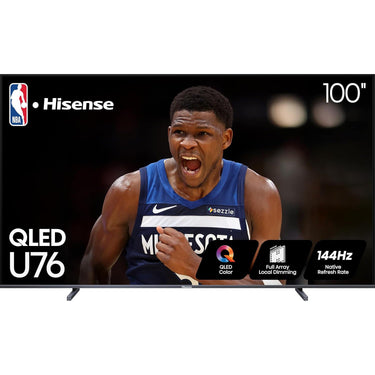 Hisense 100 Inch Class U7 Series QLED ULED 4K UHD Google Smart TV 100U76N (Refurbished)