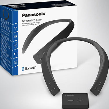 Panasonic Wireless Wearable TV Neck Speaker, Bluetooth with Microphone Open Box
