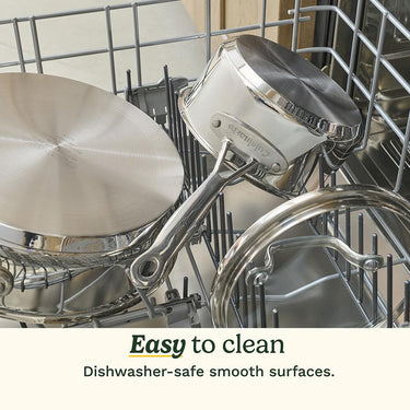 Cuisinart 77-11G Chef's Classic Stainless 11-Piece Cookware Set - Open Box