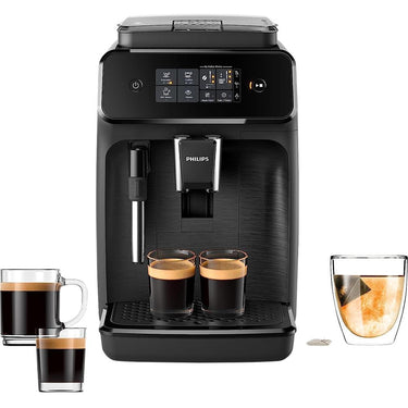 Philips 1200 Series Fully Automatic Espresso Machines 2 Varieties Black Open Box