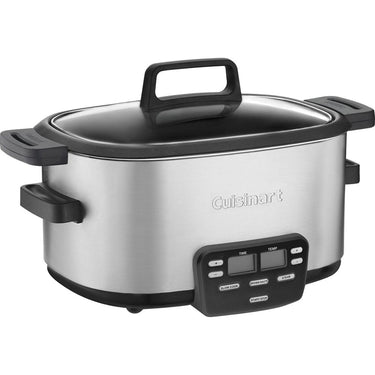 Cuisinart 6 Quart 3-In-1 Cook Central Multicooker Slow Cooker Steamer - MSC-600 - Open Box