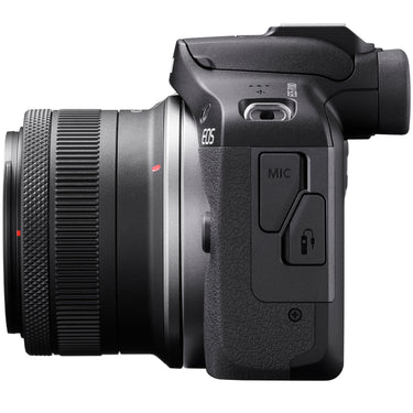 Canon EOS R100 4K Camera Double Zoom Lens + RF-S18-45mm & RF75-300mm