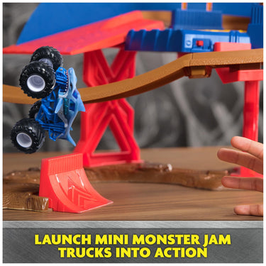 Monster Jam Supercharge Speedway Playset, Megalodon