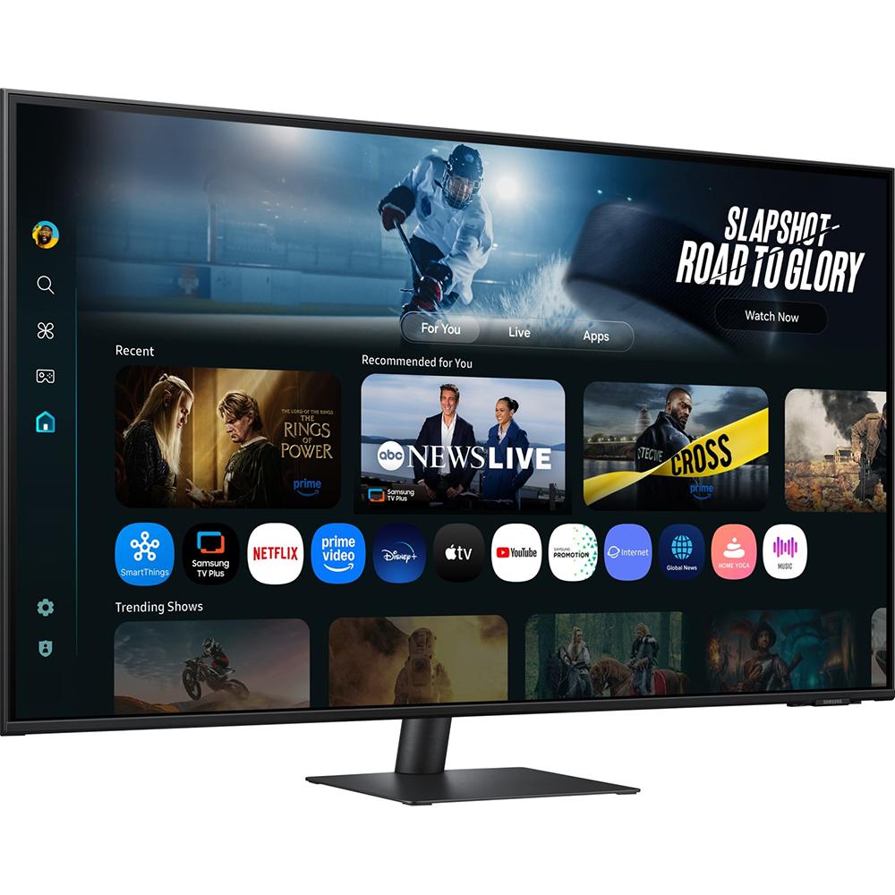 Samsung 43 inch Smart Monitor M7 M70F 4K Samsung Vision AI, Black — view 2